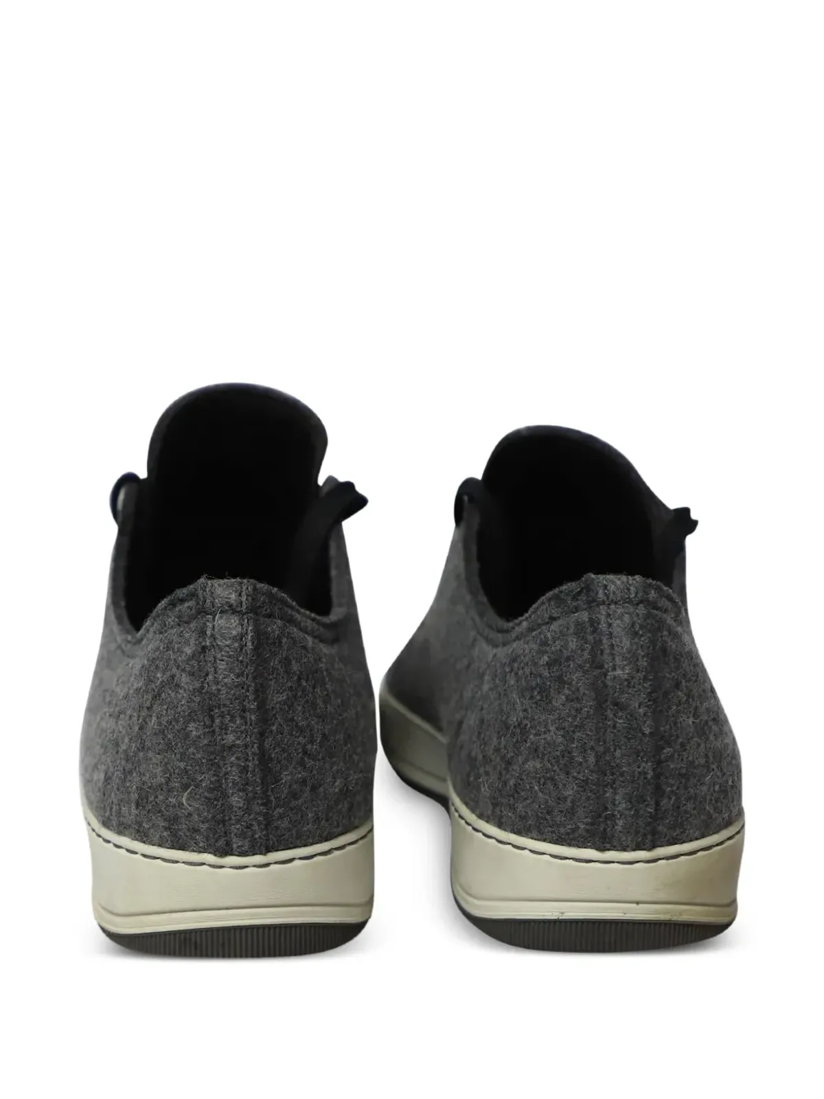 Lanvin ビンテージ フェルト レースアップ スニーカー - 画像3
