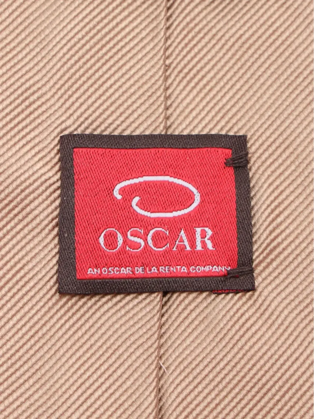 Oscar de la Renta ビンテージ シルクのテクスチャー ネクタイ - 画像4