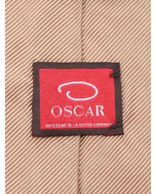 Oscar de la Renta ビンテージ シルクのテクスチャー ネクタイ - サムネイル4