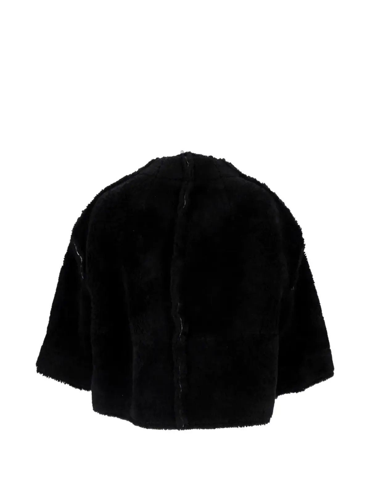 Rick Owens Vintage シアリング・クロップドジャケット - ブラック - 画像2