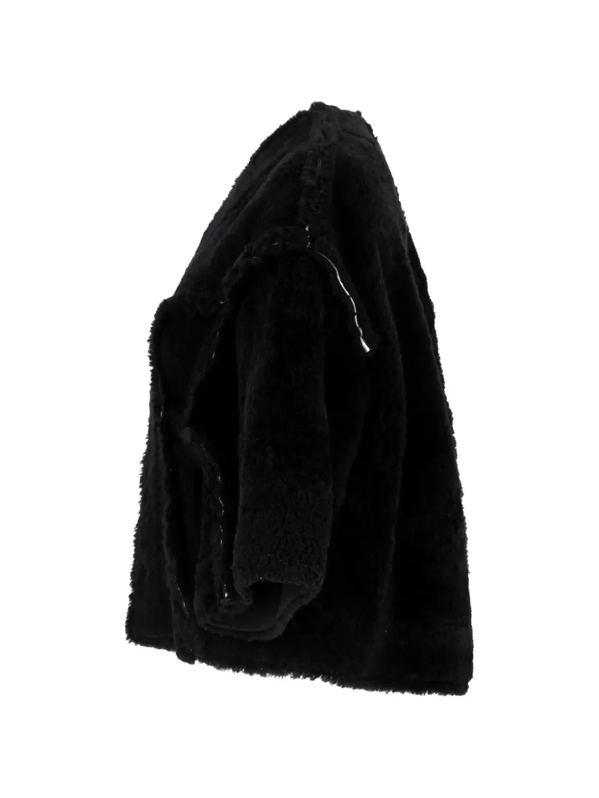 Rick Owens Vintage シアリング・クロップドジャケット - ブラック - 画像3