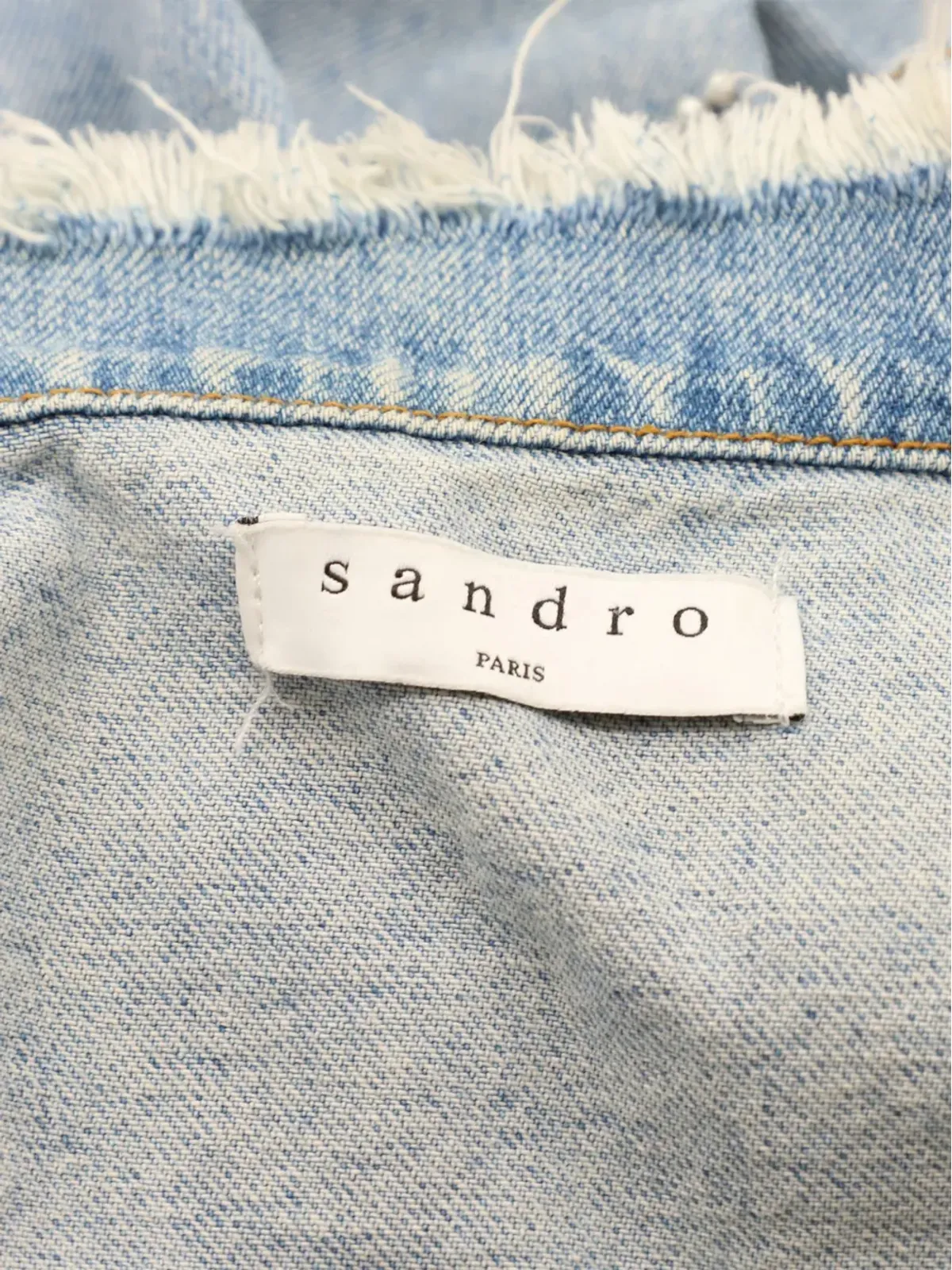 SANDRO 星モチーフ デニムジャケット - 画像5