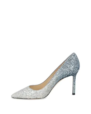Jimmy Choo ビンテージ ロミー グリッター パンプス ブルー - サムネイル1
