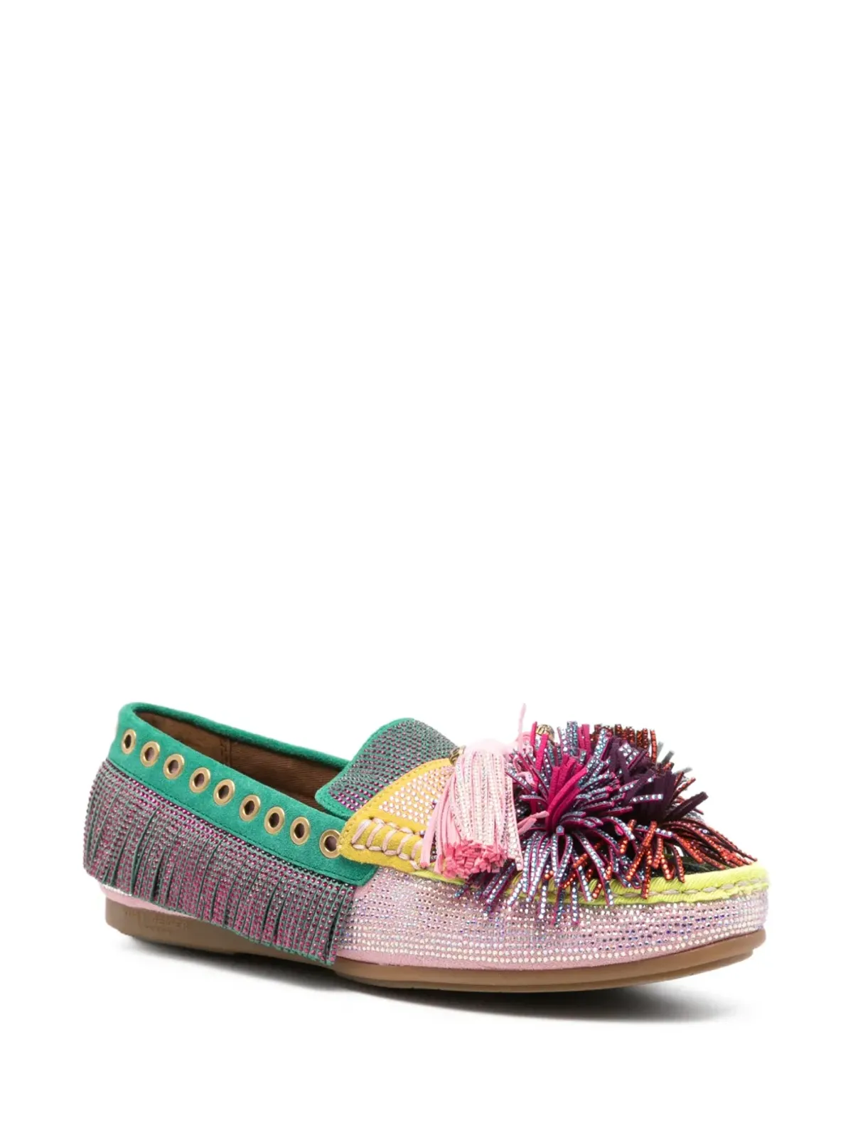 Kurt Geiger ポンポムタッセル ローファー - 画像2