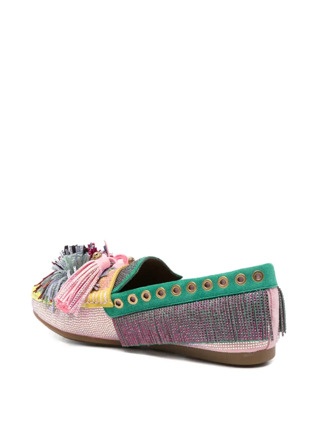 Kurt Geiger ポンポムタッセル ローファー - 画像3
