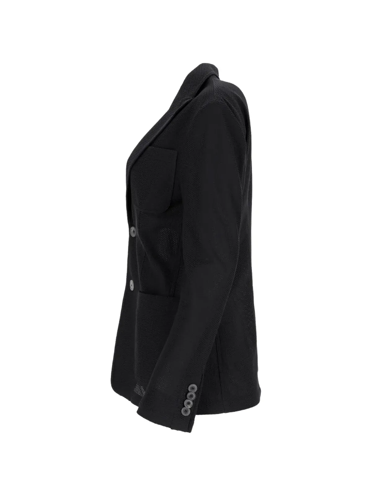 Giorgio Armani ビンテージ メッシュバック ピークラペル ブレザー - 画像2