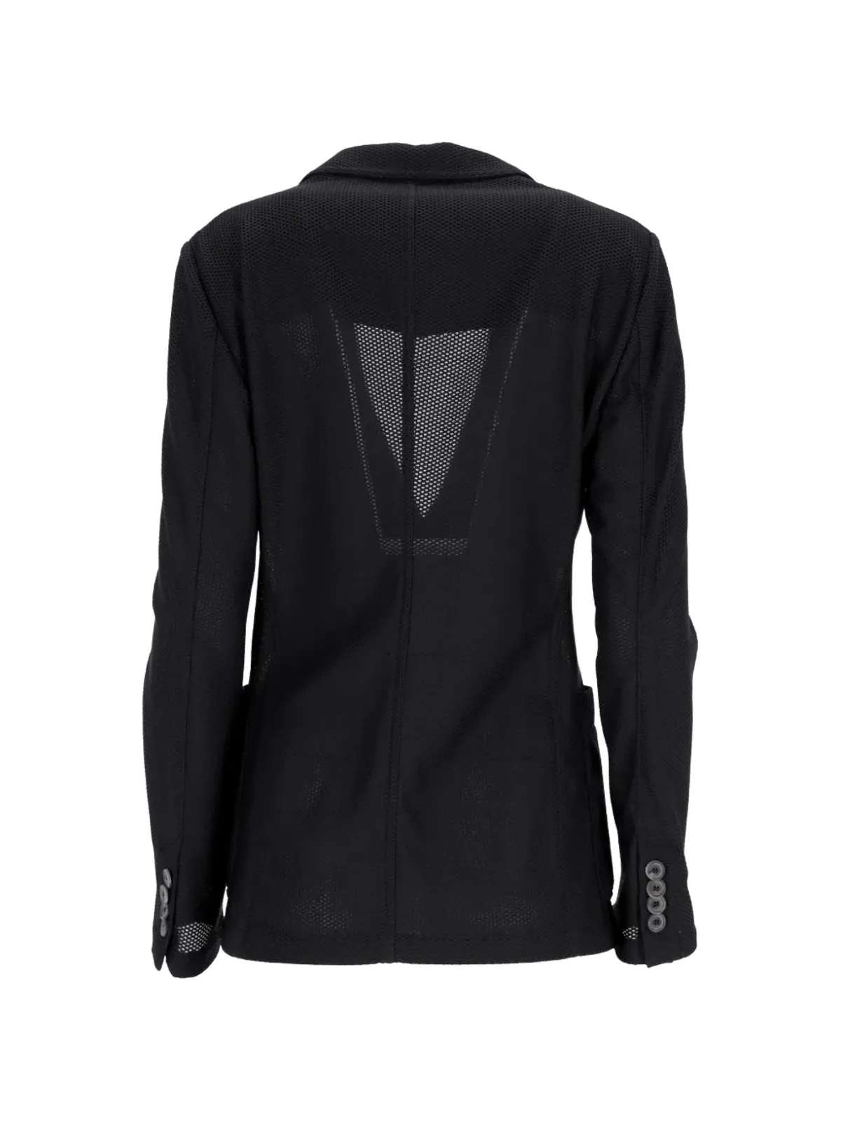 Giorgio Armani ビンテージ メッシュバック ピークラペル ブレザー - 画像3