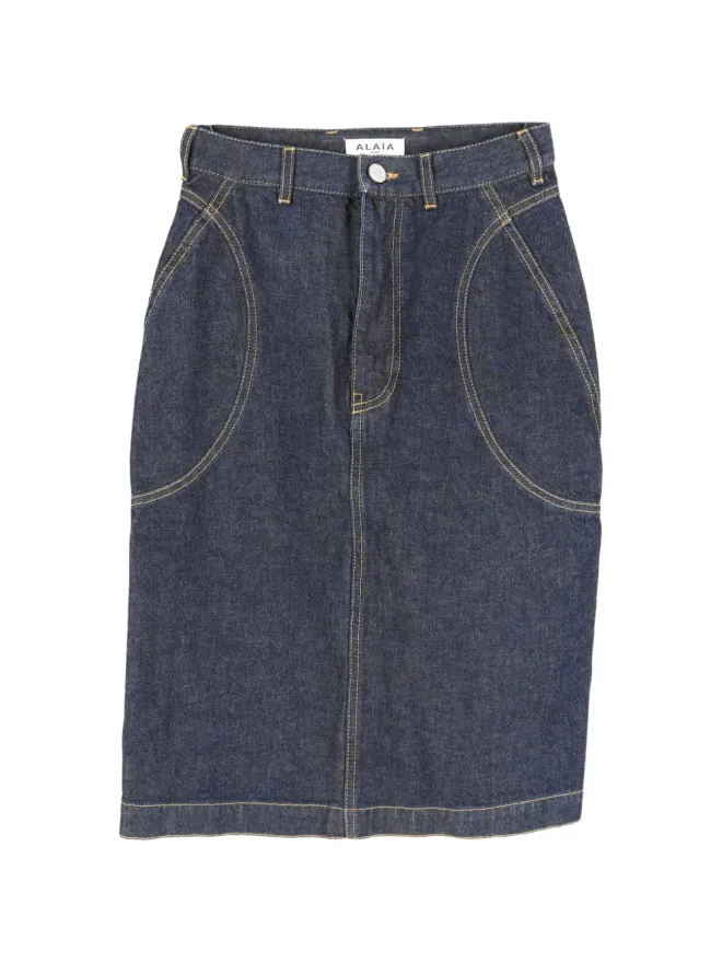 Alaïa Pre-Owned Alaïa Pre-Owned ペンシルミディスカートの商品画像