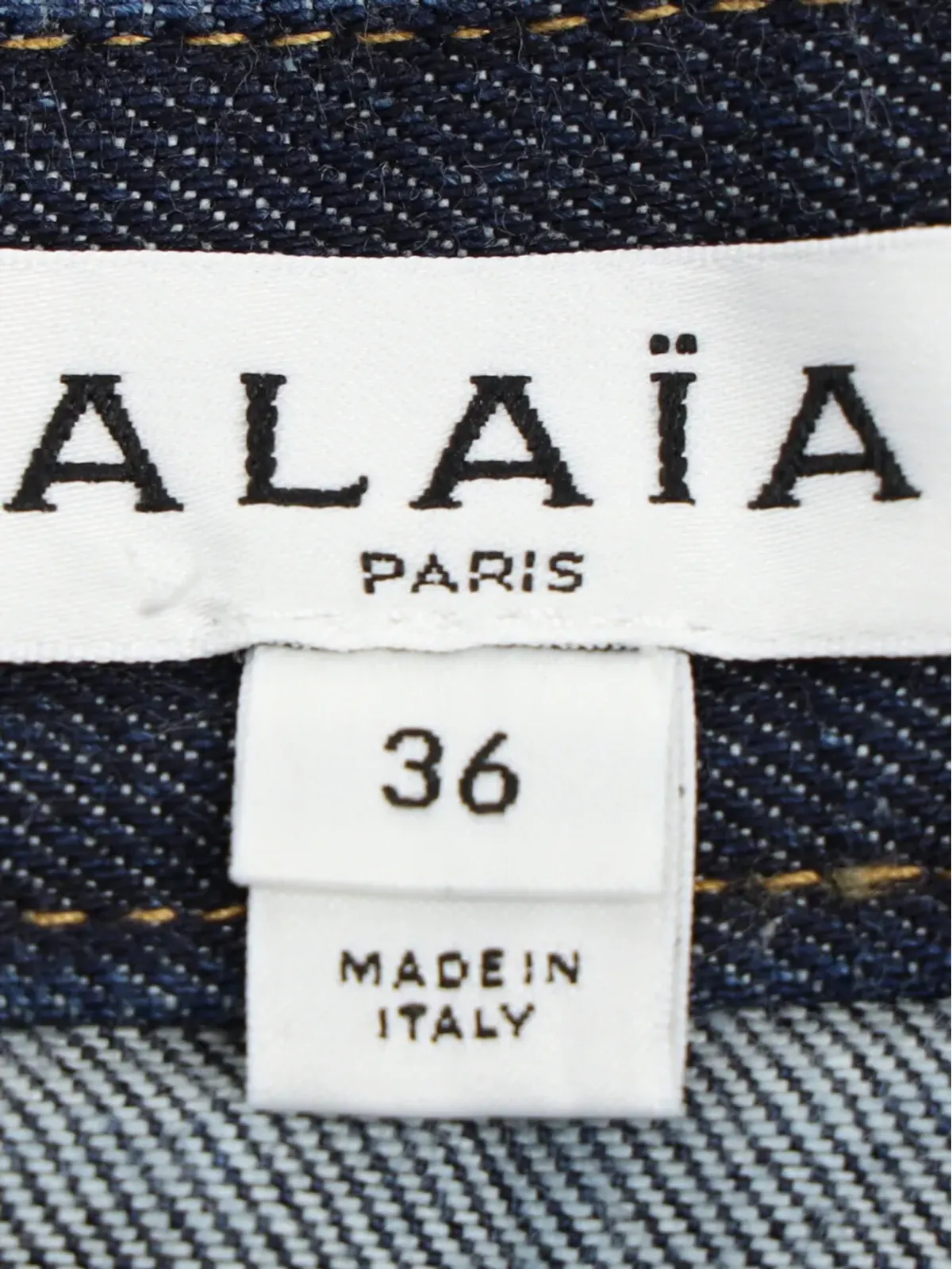 Alaïa Pre-Owned ペンシルミディスカート - 画像3