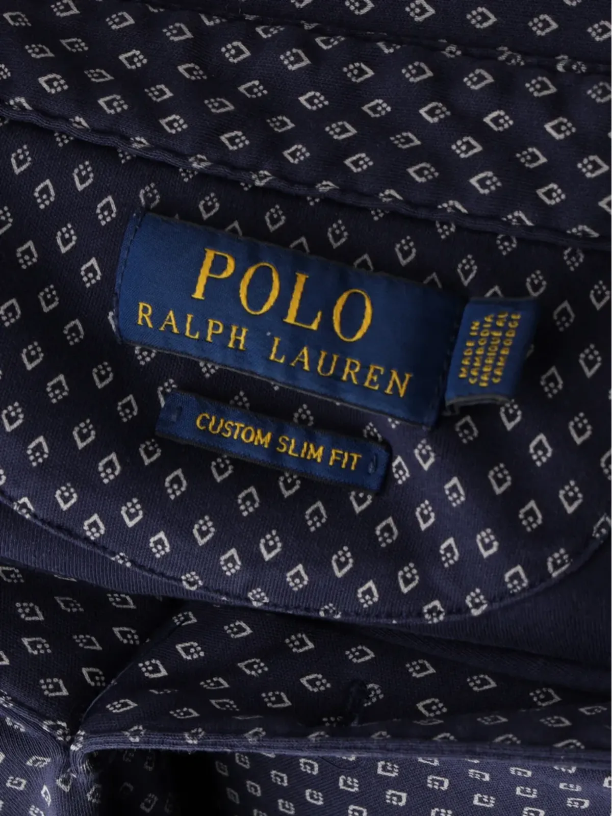 Polo Ralph Lauren Vintage ドット柄ポロシャツ - 画像3