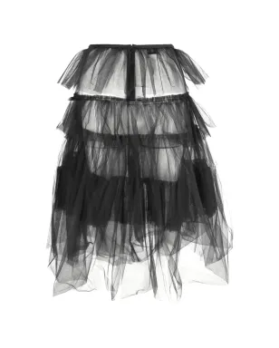 Dries Van Noten Pre-Owned チュールティアードミディスカート - サムネイル1