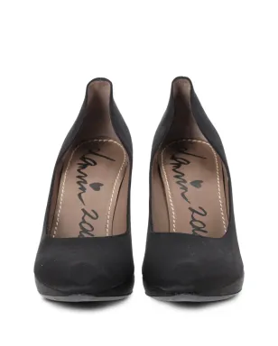 Lanvin Pre-Owned ポインテッドトゥ・プラットフォームパンプス - ブラック - サムネイル3