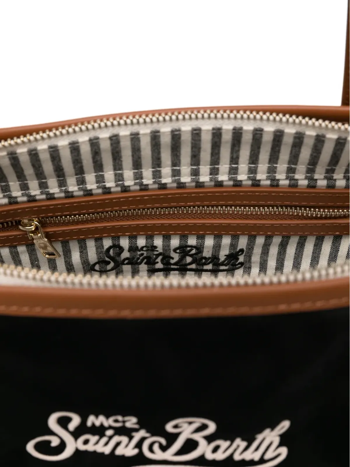MC2 Saint Barth シティ刺繍トートバッグ - 画像5