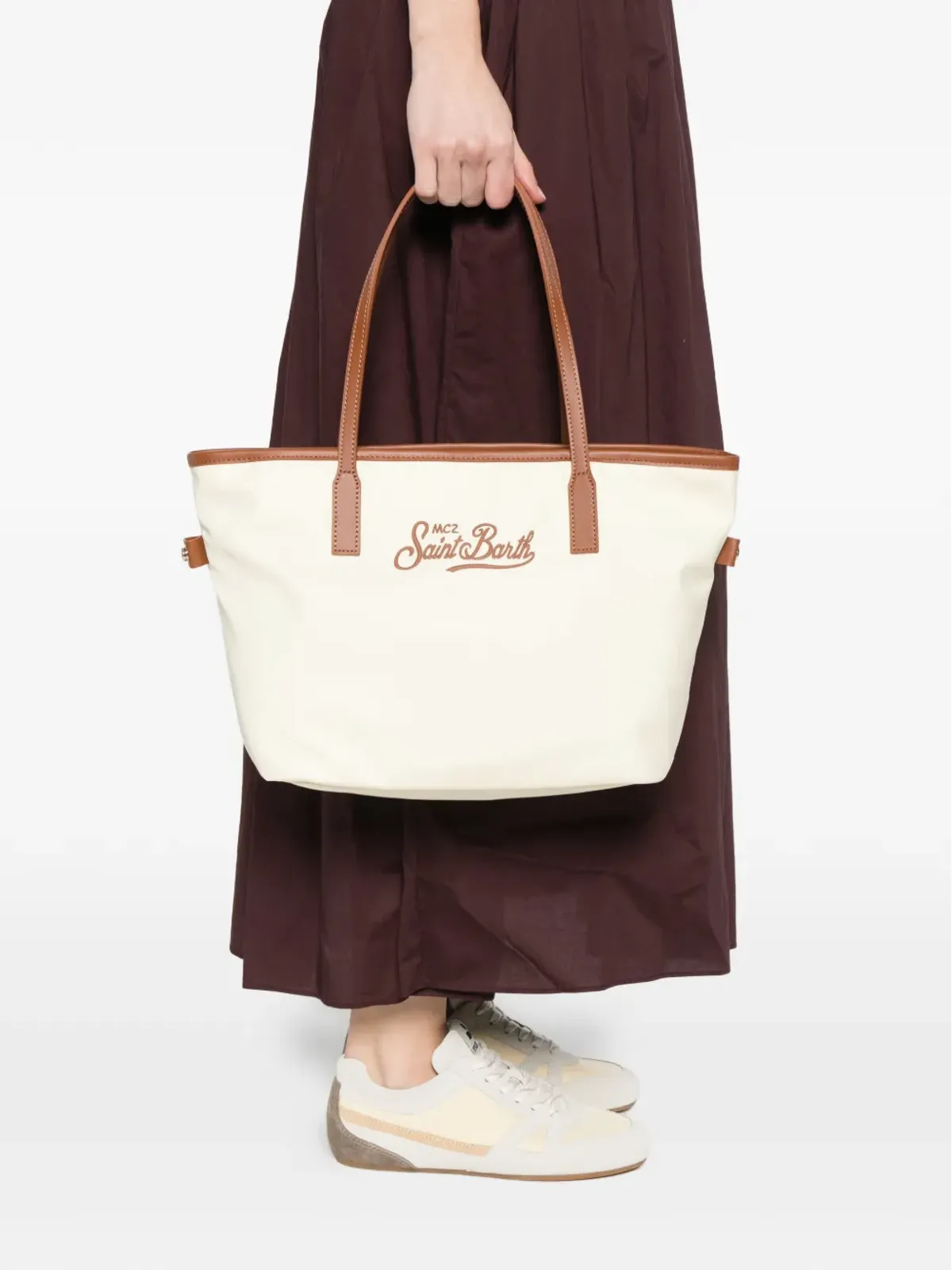 MC2 Saint Barth 刺繍ロゴ トートバッグ - イエロー - 画像2