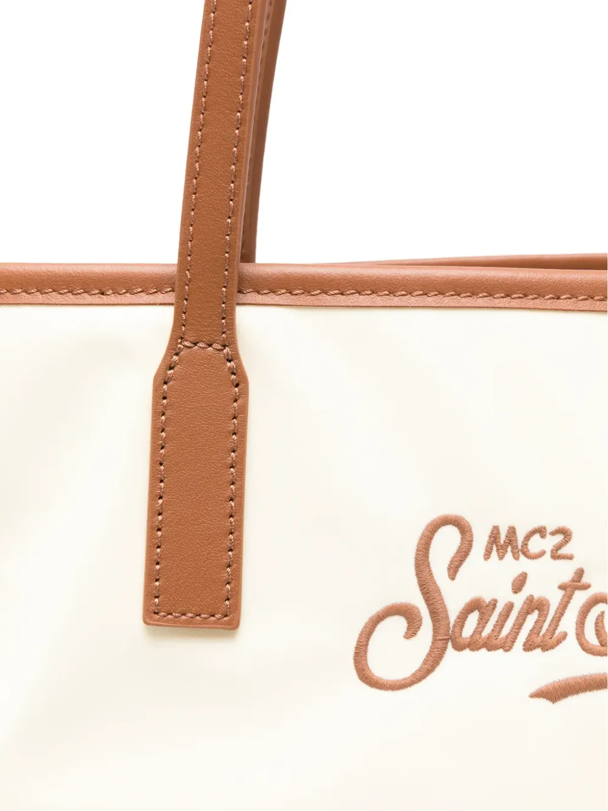 MC2 Saint Barth 刺繍ロゴ トートバッグ - イエロー - 画像4