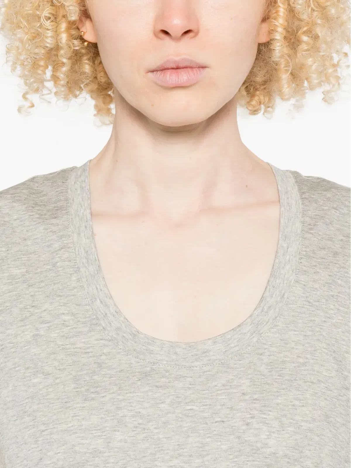 PSOPHIA scoop-neck sleeveless top - Grey - 画像5