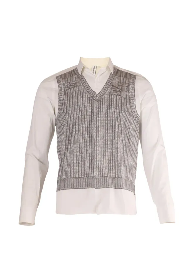 Neil Barrett Neil Barrett ホワイトのニットベストシャツの商品画像