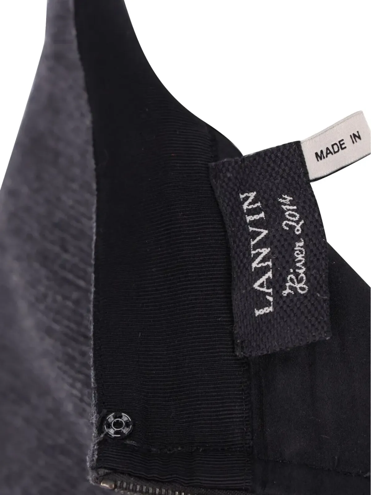 Lanvin Pre-Owned ウール混ペンシルミディスカート - 画像4