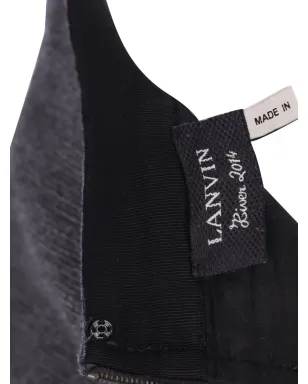 Lanvin Pre-Owned ウール混ペンシルミディスカート - サムネイル4
