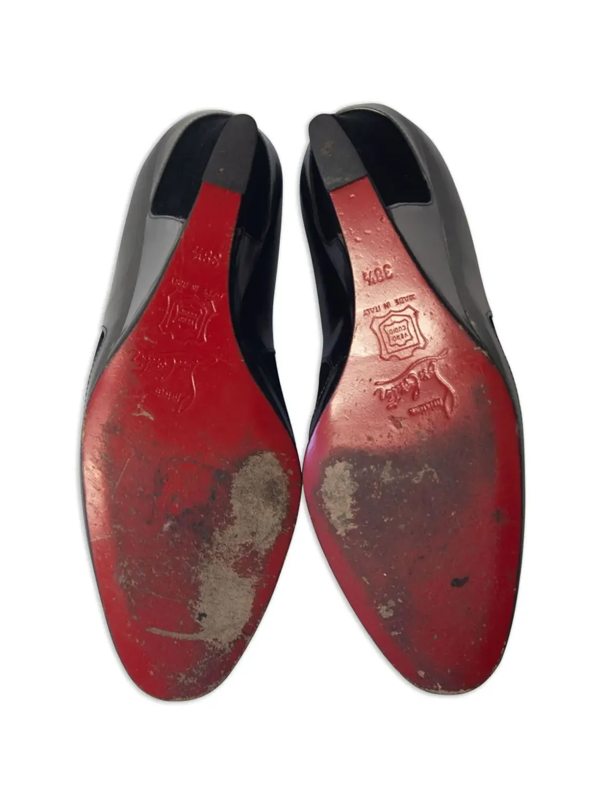 Christian Louboutin Pre-Owned レザーウェッジパンプス - 画像5