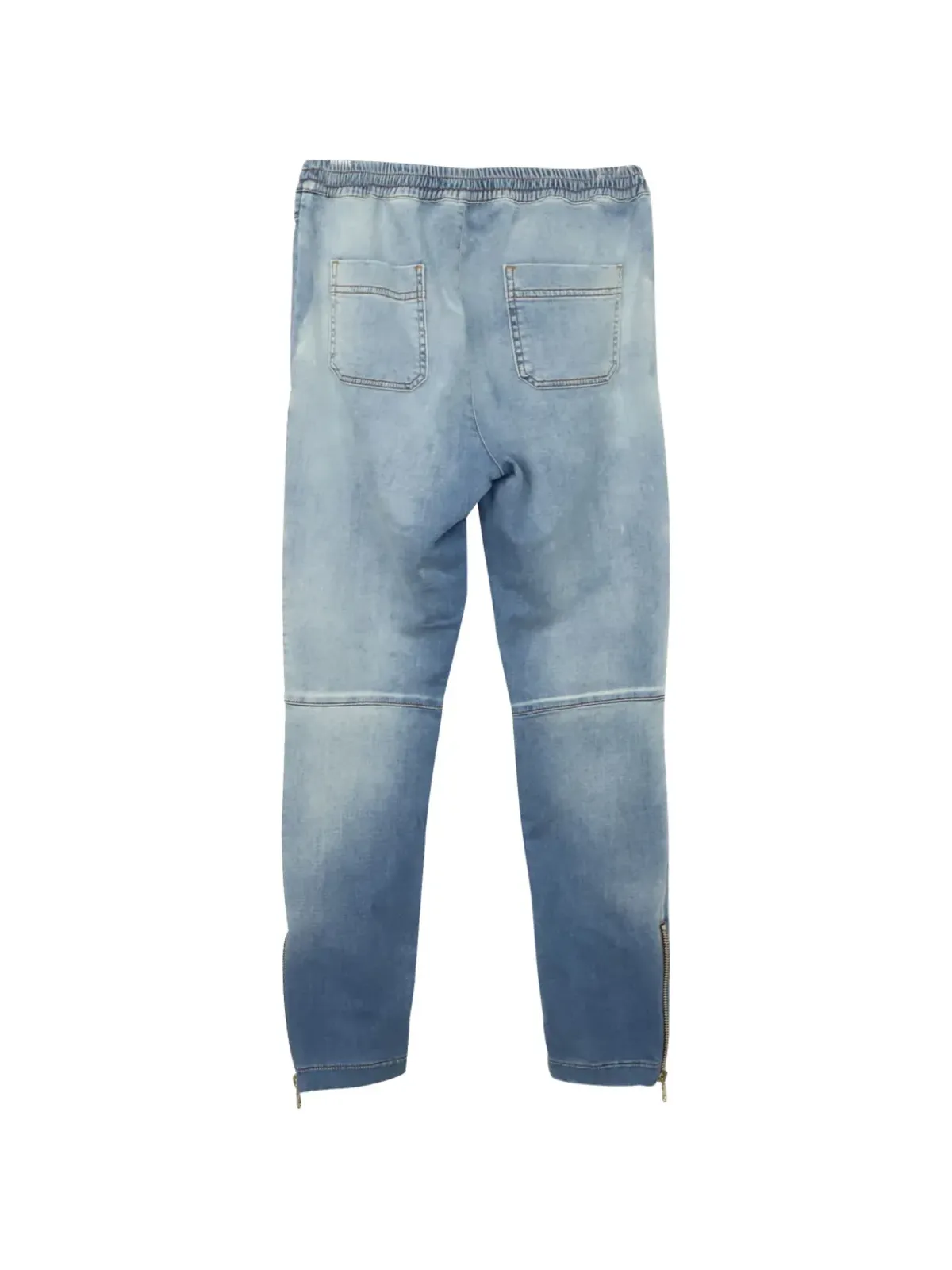 Balmain Pre-Owned リブパネルパンツ - Blue - 画像2
