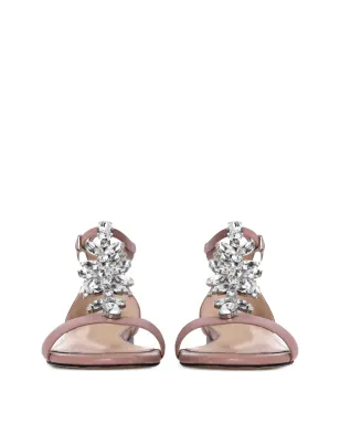 Jimmy Choo 1990年代 クリスタル装飾のTストラップサンダル - サムネイル2