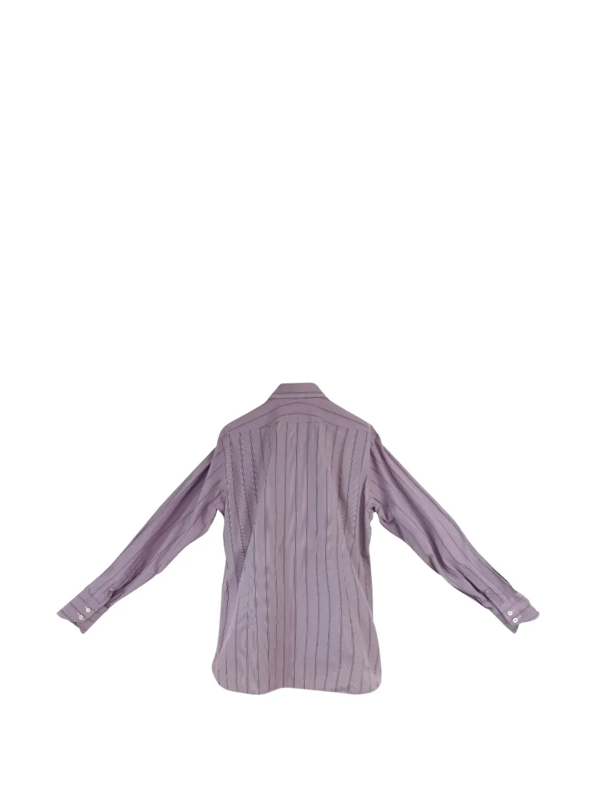 Tom Ford Vintage ストライプ柄ボタンダウンコットンシャツ - パープル - 画像2