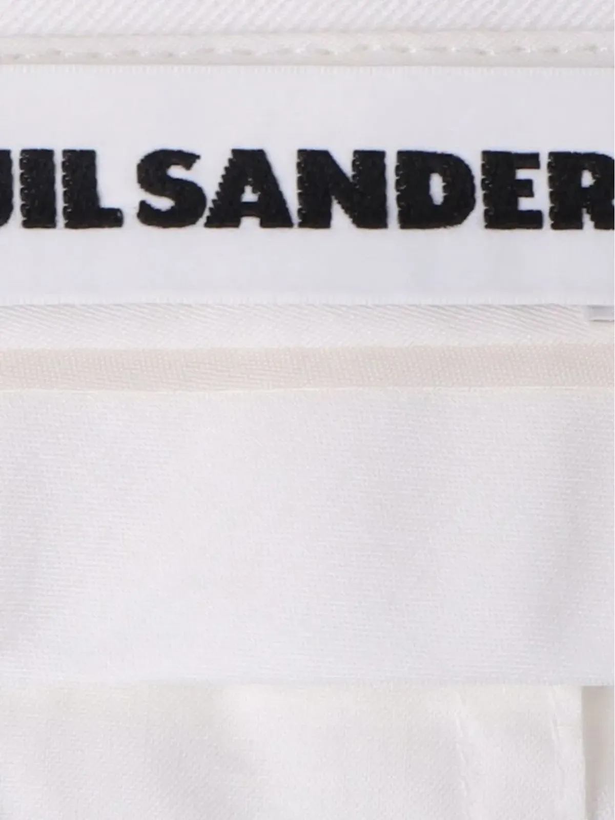 Jil Sander Pre-Owned ストレートレッグ コットンパンツ - 画像3