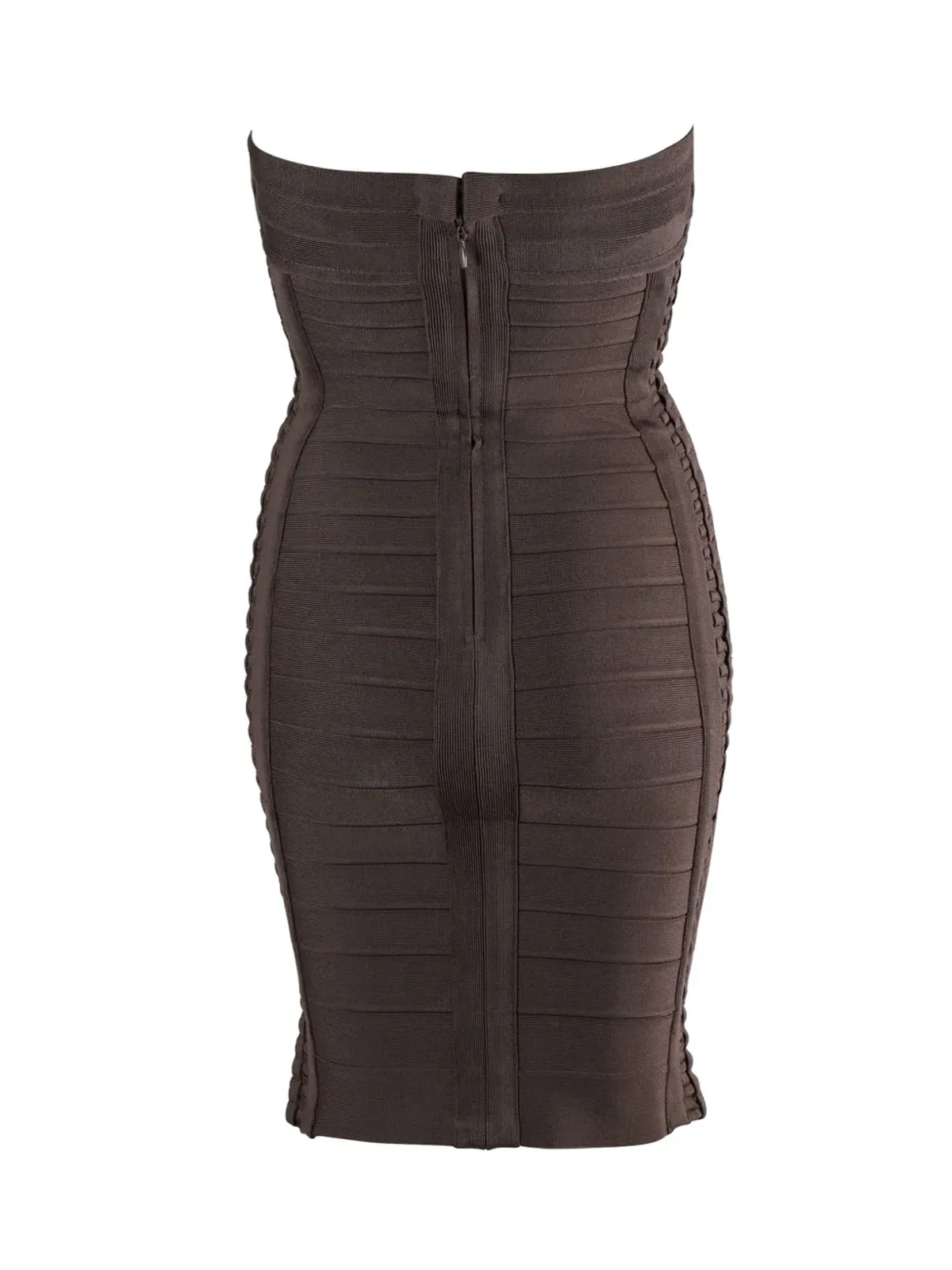 Herve Leger ストラップレス ミディドレス - 画像3