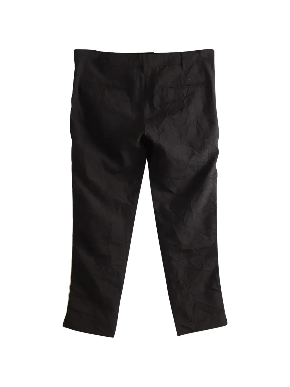 Ann Demeulemeester Vintage クロップドストライプサイドパンツ - 画像2