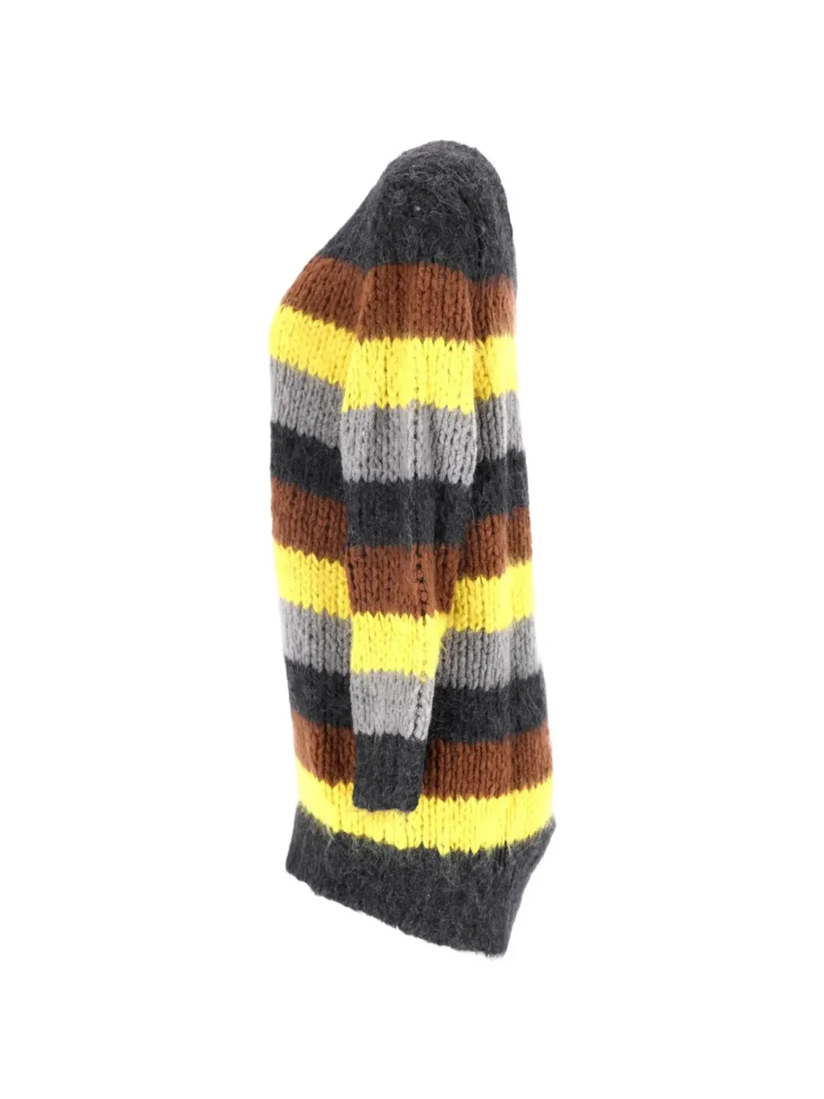 Dries Van Noten - ストライプ柄ニットセーター（ビンテージ） - 画像3