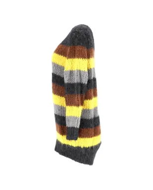 Dries Van Noten - ストライプ柄ニットセーター（ビンテージ） - サムネイル3