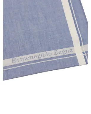 Ermenegildo Zegna Vintage ストライプ柄スクエアスカーフ - サムネイル3
