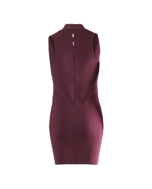 Pre-Owned Alexander Wang cutout bodycon mini dress - Red - サムネイル2