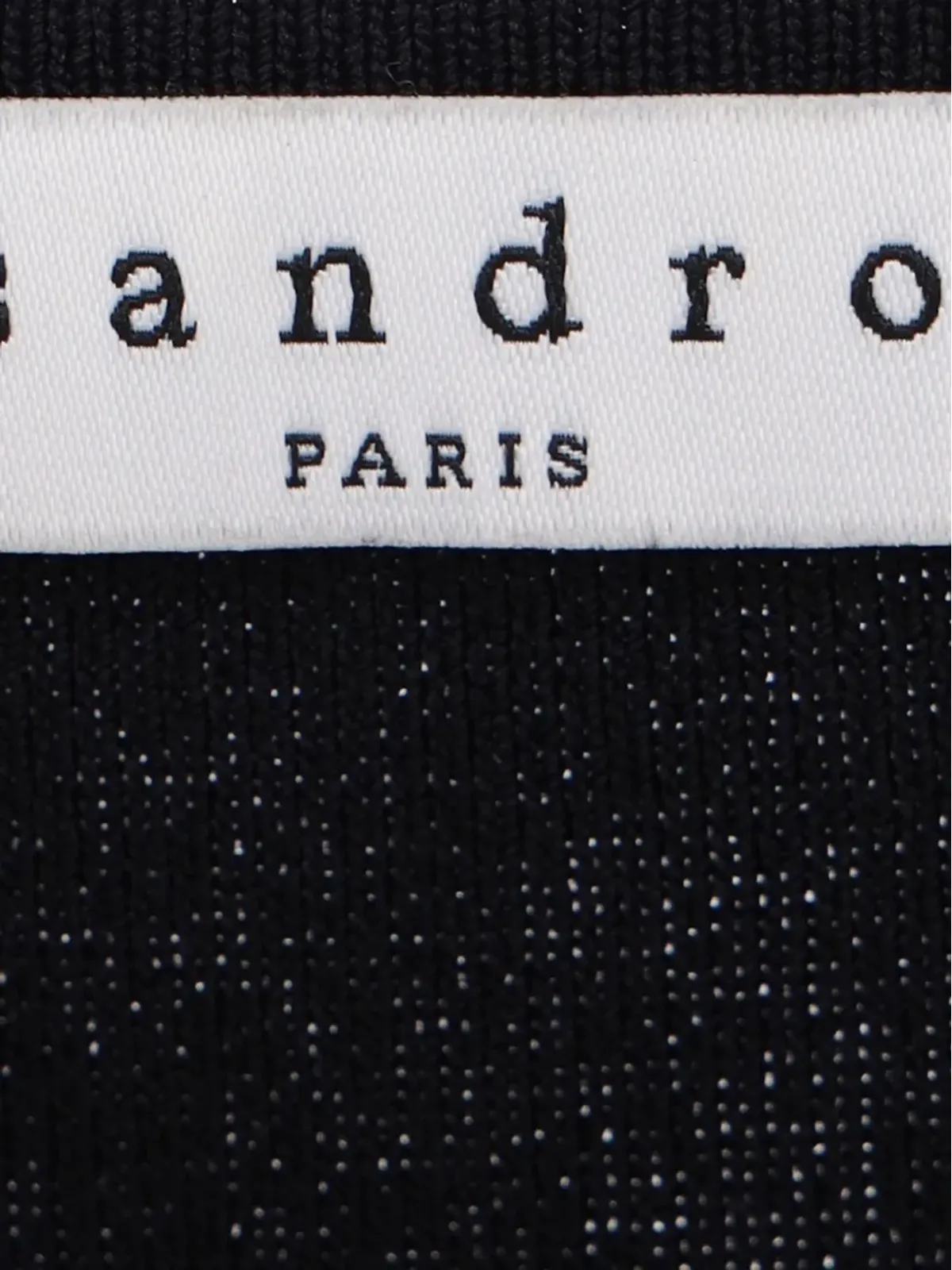 SANDRO カットアウトディテール ノースリーブ ミニドレス - ブラック - 画像4