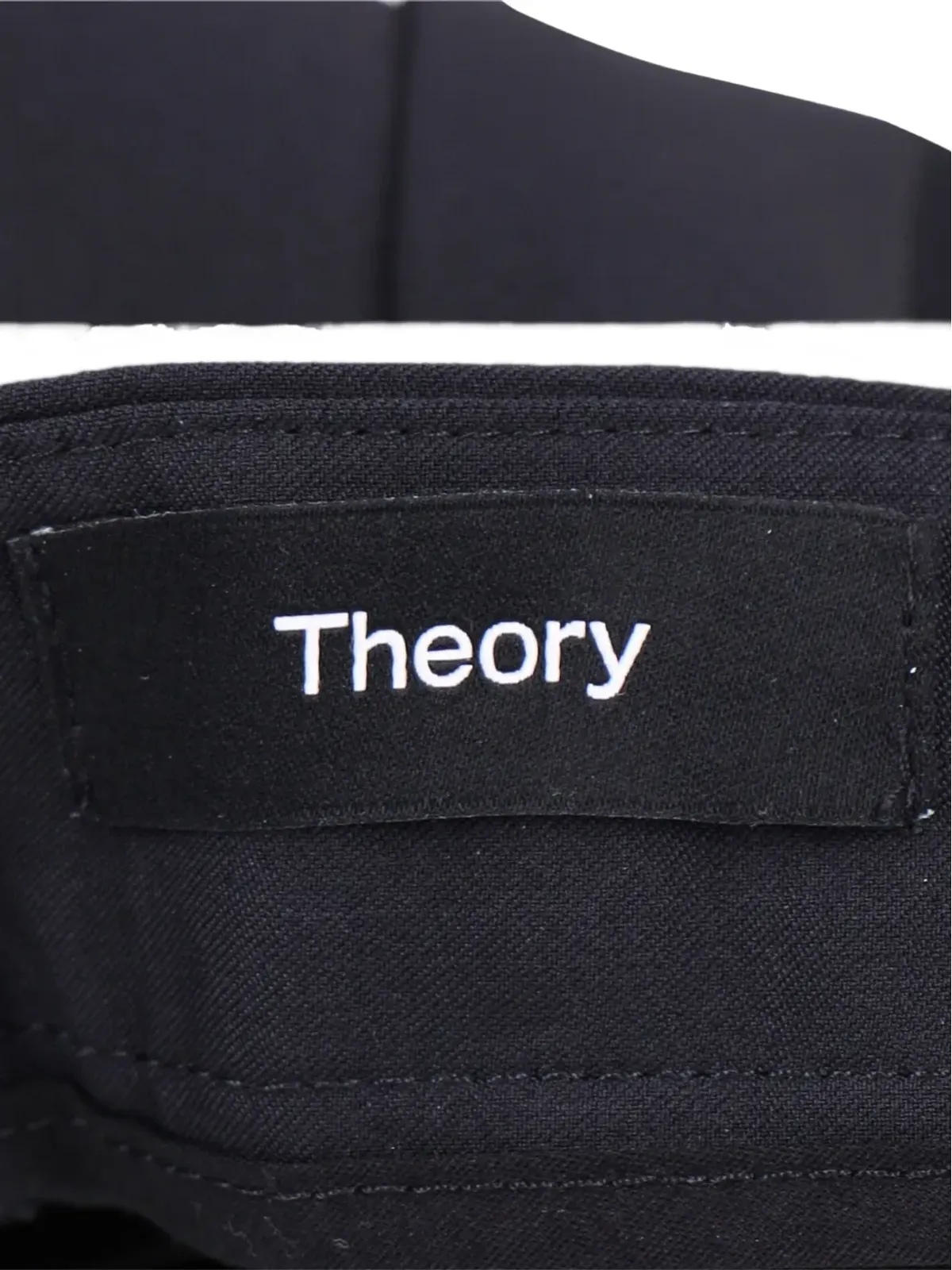Theory ボタン付きデニムパンツ（ブラック・ビンテージ） - 画像5