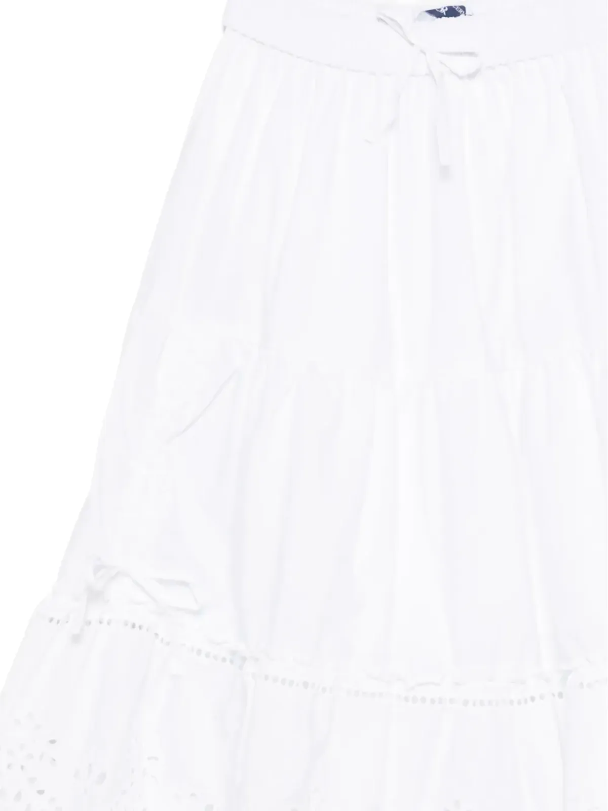 Ermanno Scervino Junior ティアードアイレットスカート - 画像3