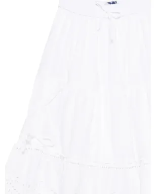 Ermanno Scervino Junior ティアードアイレットスカート - サムネイル3