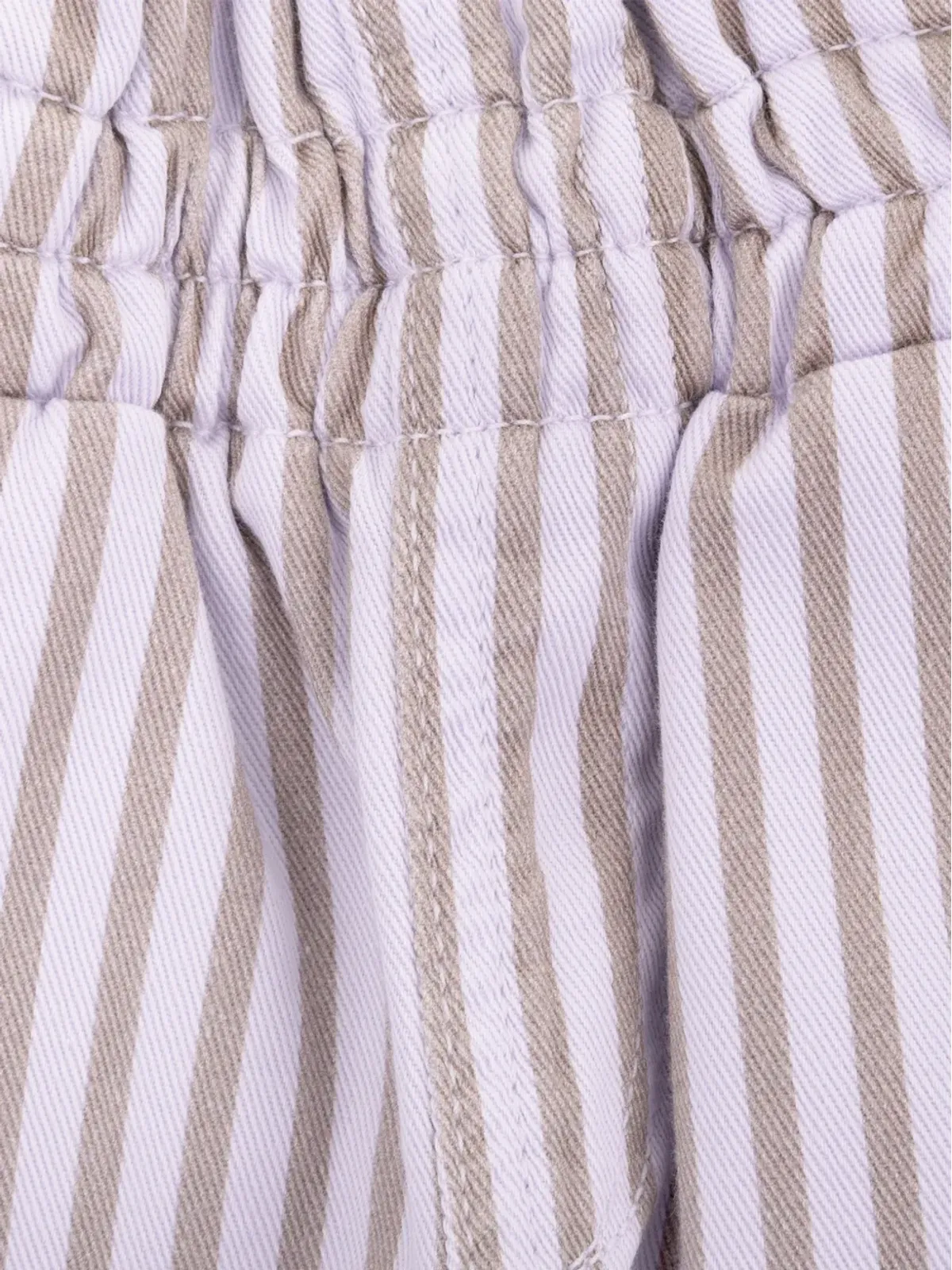 Knot ストライプツイルパンツ - パープル - 画像3
