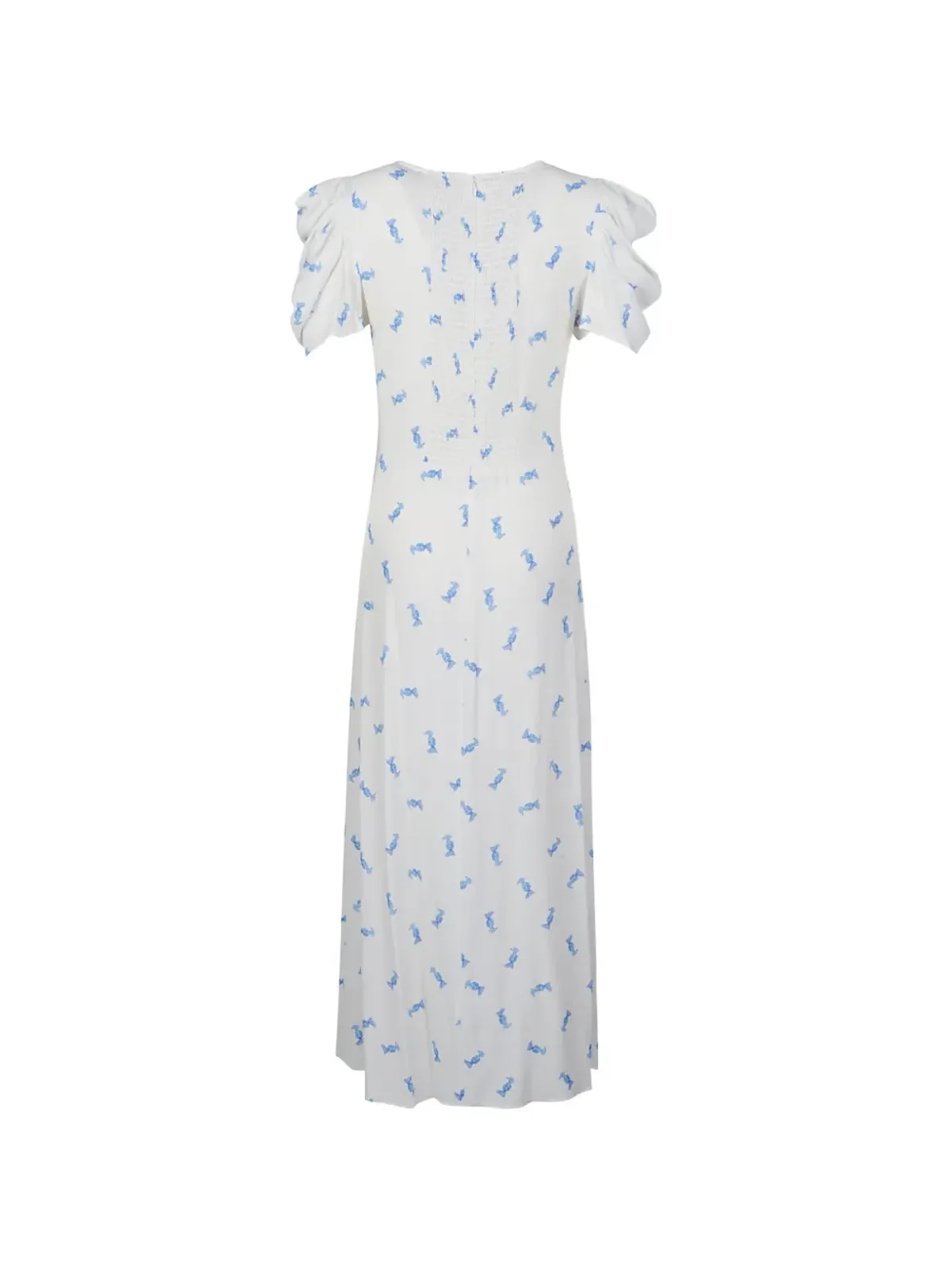 MAR DE MARGARITAS puff-sleeve printed maxi dress - 画像2