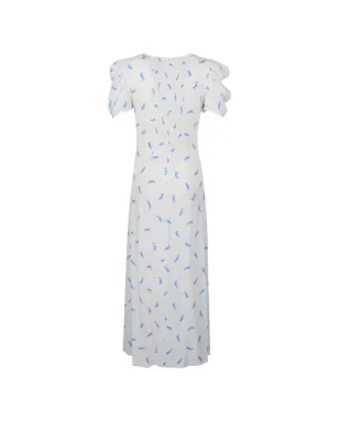 MAR DE MARGARITAS puff-sleeve printed maxi dress - サムネイル2