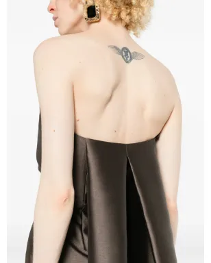 Solace London Kikiストラップレス・スリット・マキシドレス - サムネイル5