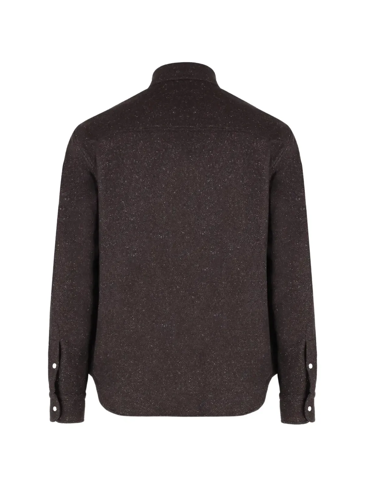 Umit Benan speckled shirt - Brown - 画像2