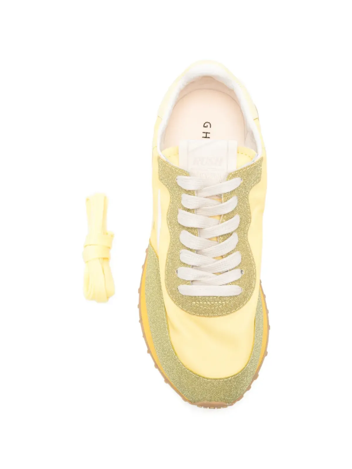 GHŌUD ラッシュ・スターライト モノブロック グリッターパネル スニーカー - Yellow - 画像4