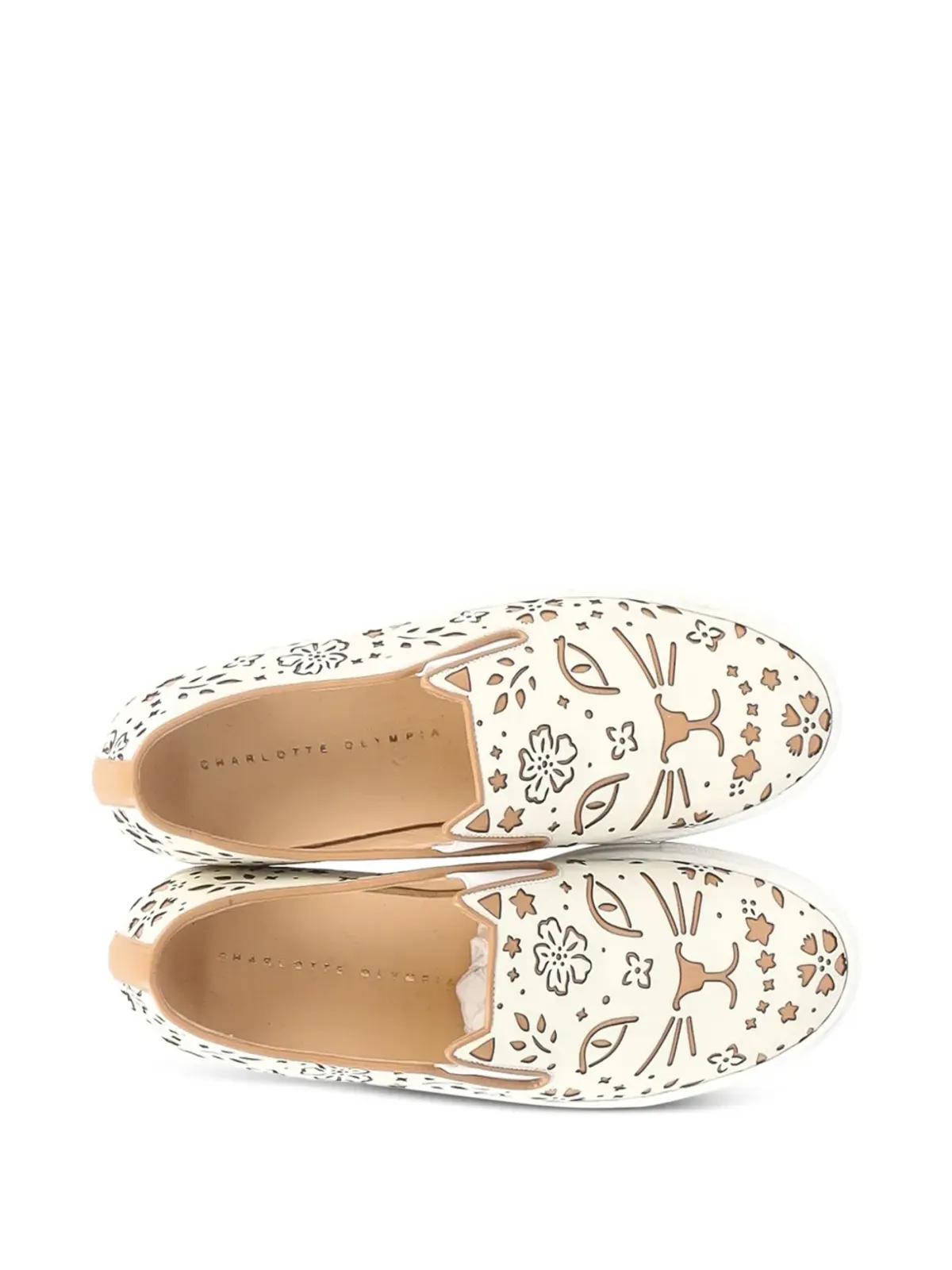Charlotte Olympia レーザーカット・スリッポン - 画像5