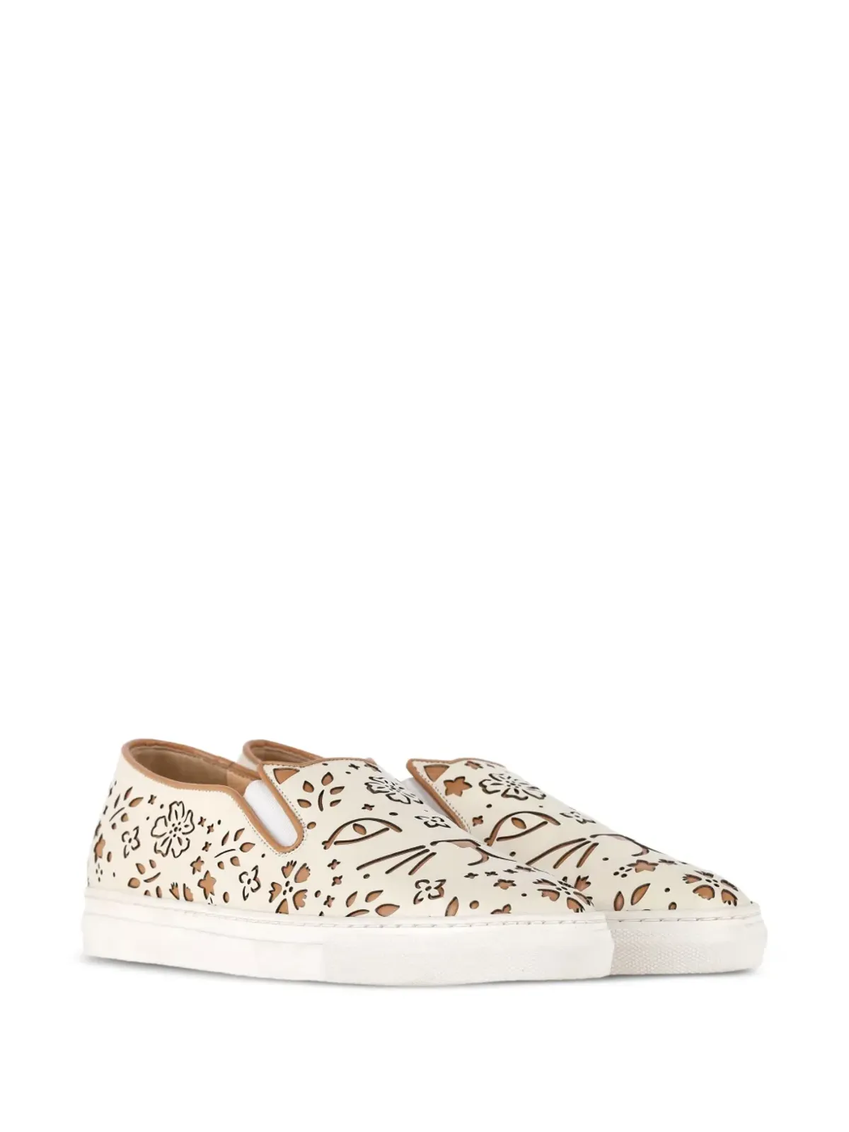 Charlotte Olympia レーザーカット・スリッポン - 画像2