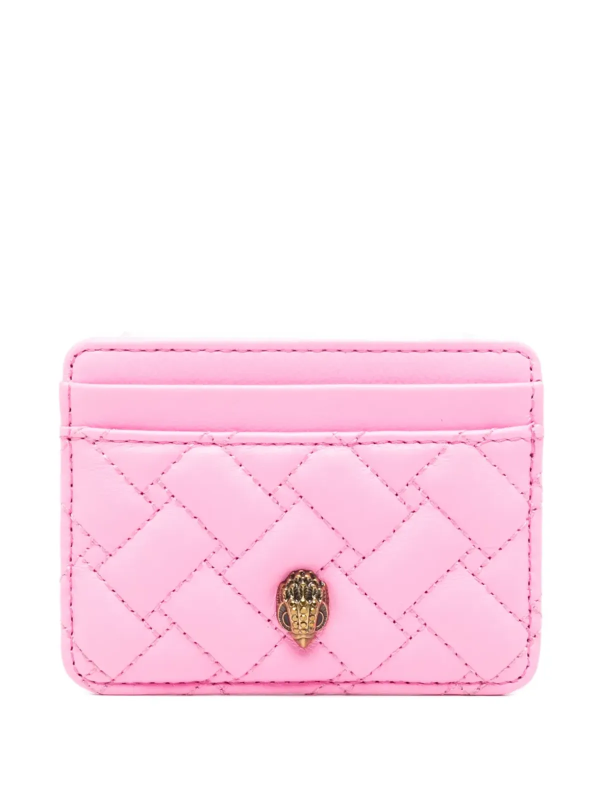 Kurt Geiger Kensington quilted card holder - Pink - 画像1