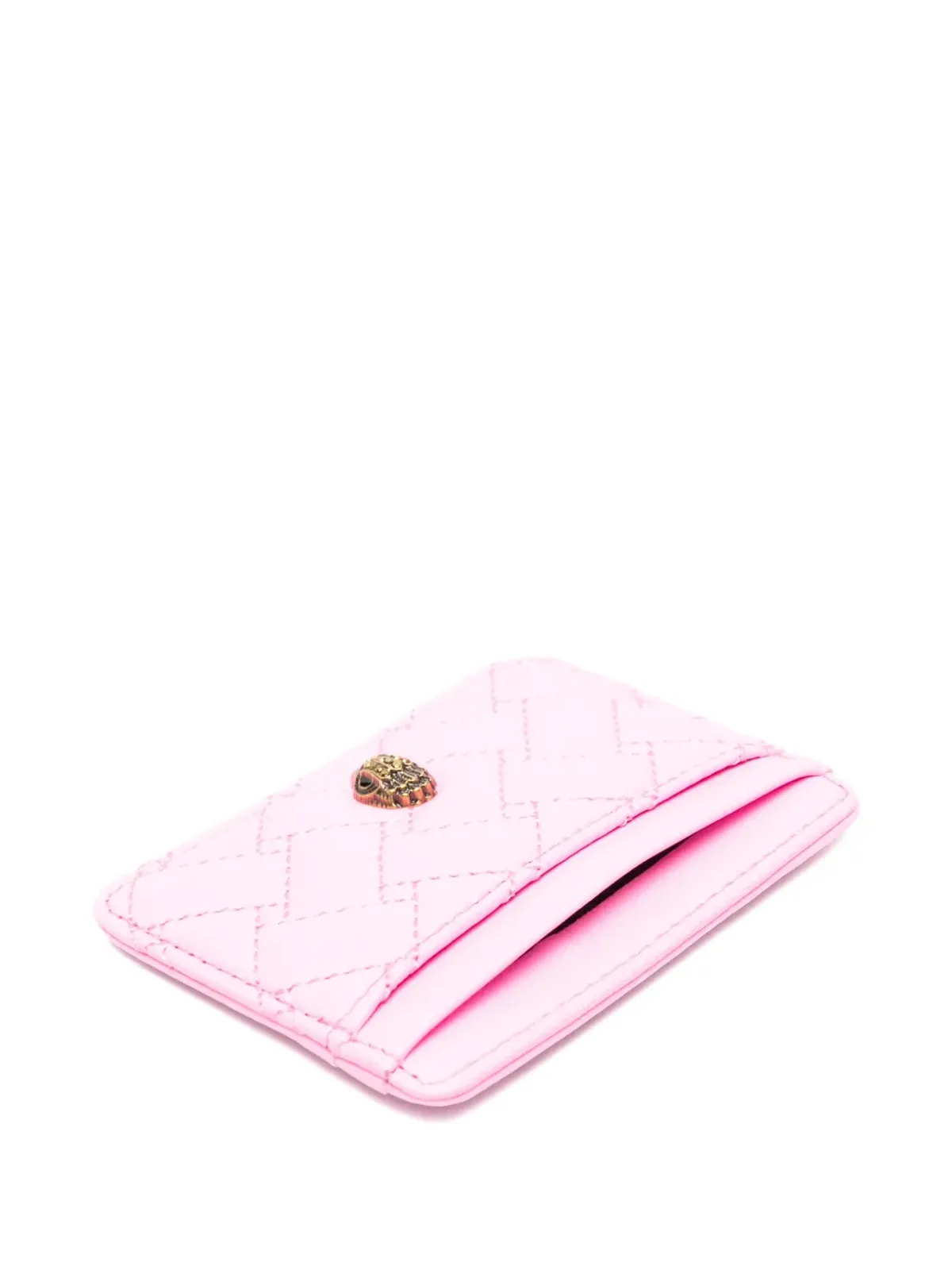 Kurt Geiger Kensington quilted card holder - Pink - 画像3
