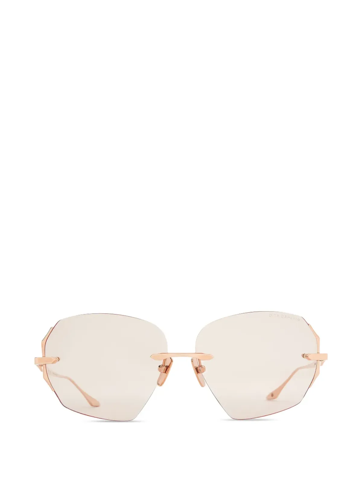 Dita Eyewear ジオメトリックフレームのサングラス - 画像1