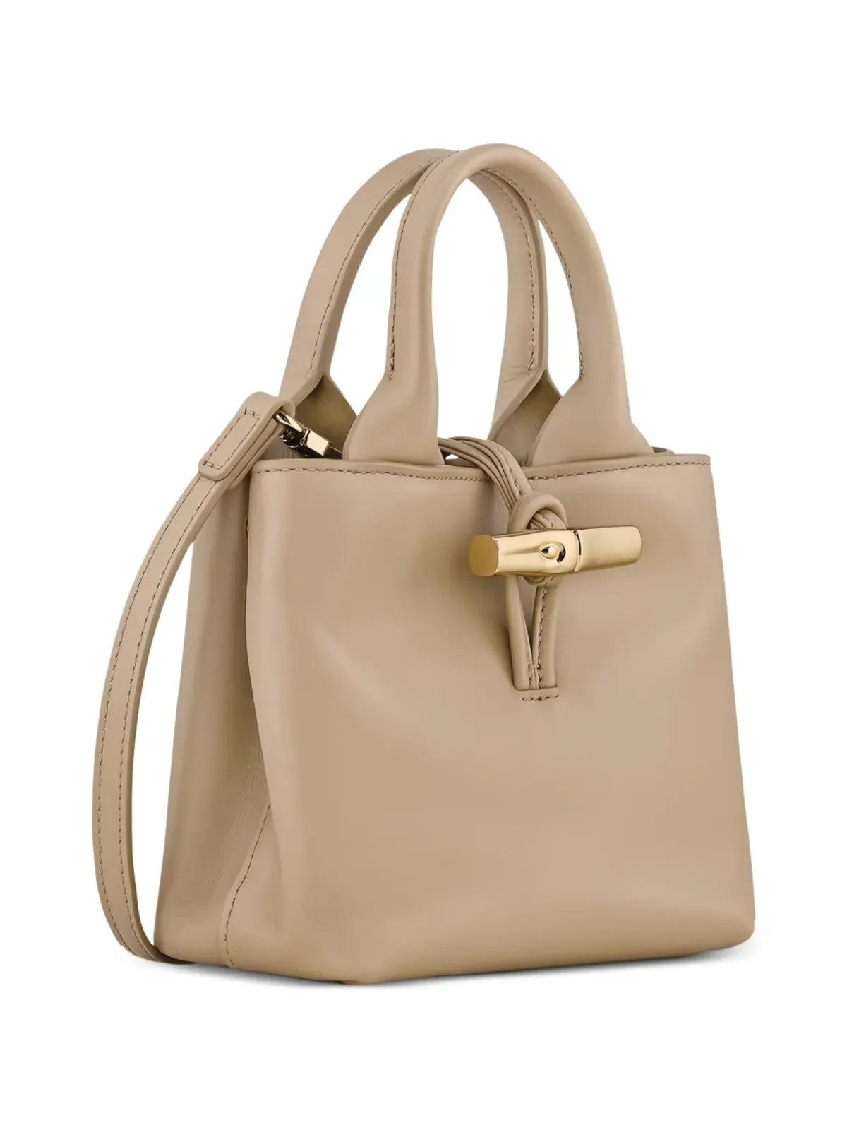 Longchamp Le Roseau ハンドル着脱ストラップ トートバッグ - 画像3